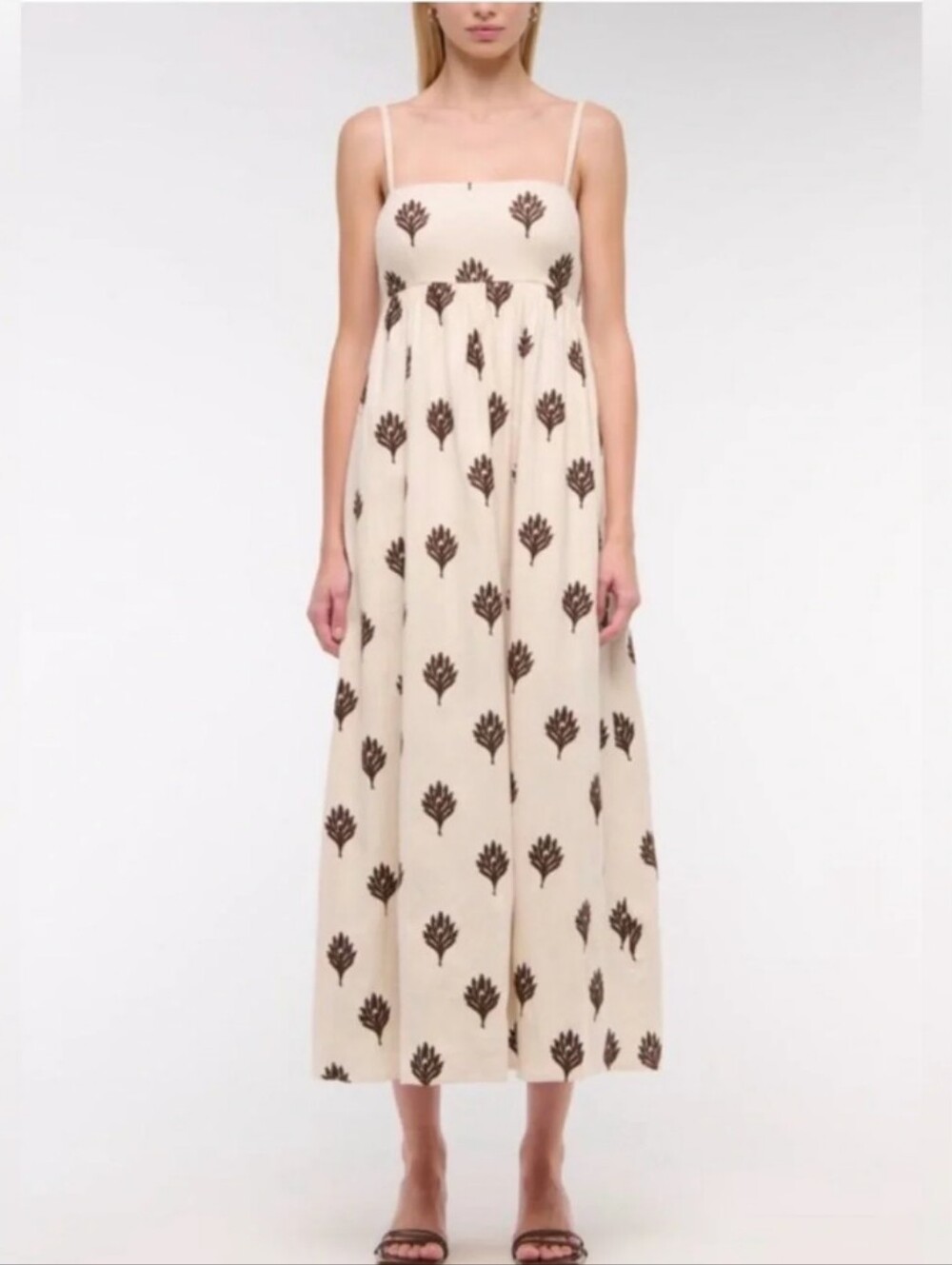 Abercrombie Tie-Back Babydoll Maxi Dress